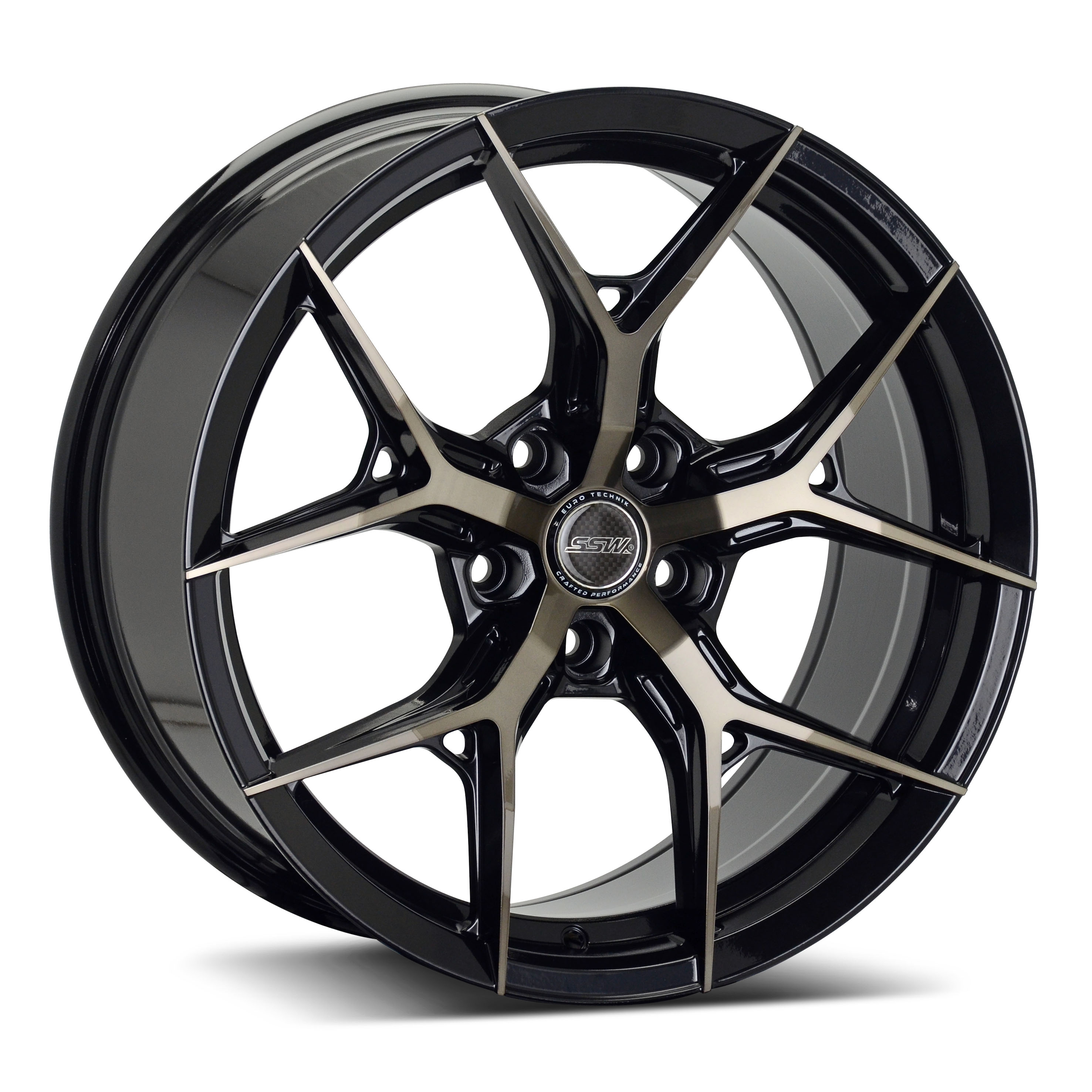 SSW S385 18X8.5 ET:38 5X114.3 73.1 FP/BK/GCBK (Made In Thailand)